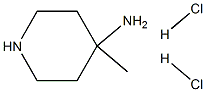 4-метилпиперидин-4-амин дигидрохлорид структура