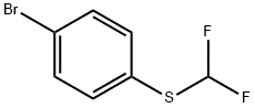 1-bromo-4-[(difluoromethyl)sulfanyl]benzene 结构式