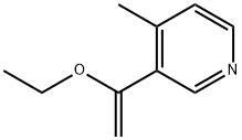 3-(1-Ethoxyvinyl)-4-Methylpyridine Struktur