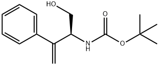 CarbaMic acid, [(1S)-1-(hydroxyMethyl)-2-phenyl-2-propenyl]-, 1,1-diMethylethyl ester (9CI) Structure