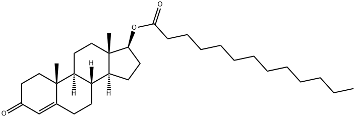 睾酮13烷酸酯,488836-58-4,结构式