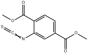 2-イソチオシアナトテレフタル酸ジメチル 化学構造式