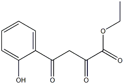 4-(2-羟苯基)-2,4-二氧代丁酸乙酯 结构式