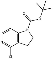 tert-Butyl 4-chloro-2,3-dihydro-1H-pyrrolo[3,2-c]pyridine-1-carboxylate|4-氯-2,3-二氢-1H-吡咯并[3,2-C]吡啶-1-甲酸叔丁酯