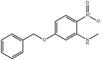 5-Benzyloxy-N-Methyl-2-nitroaniline 结构式
