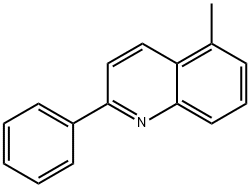 2-苯基-5-甲基喹啉 结构式