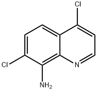 4,7-二氯喹啉-8-胺, 500690-19-7, 结构式