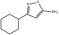 5-氨基-3-环己基异噁唑,500766-46-1,结构式