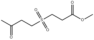 Methyl 3-((3-oxobutyl)sulfonyl)propanoate Struktur