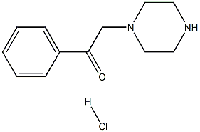 2-Phenyl-1-(piperazin-1-yl)ethanone hydrochloride Structure