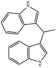 3,3'-(ethane-1,1-diyl)bis(1H-indole) 结构式