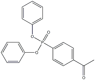 1-(4-(diphenylphosphoryl)phenyl)ethanone Structure