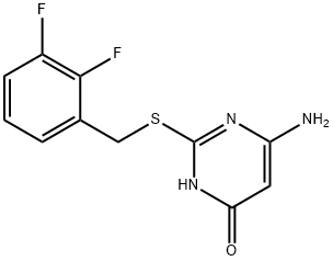 6-AMINO-2-([(2,3-DIFLUOROPHENYL)METHYL]SULFANYL)-3,4-DIHYDROPYRIMIDIN-4-ONE|