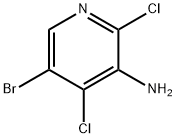 5-溴-2,4-二氯吡啶-3-胺 结构式