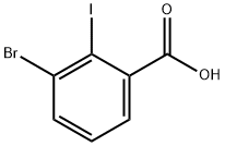 3-ブロモ-2-ヨード安息香酸 化学構造式