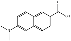 6-(DiMethylaMino)-2-naphthoic acid 化学構造式