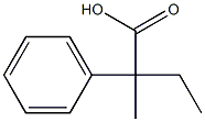 2-甲基-2-苯基丁酸,51018-80-5,结构式