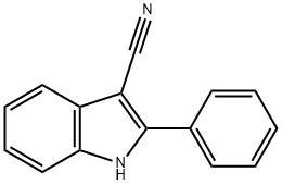 2-phenyl-1H-indole-3-carbonitrile Structure