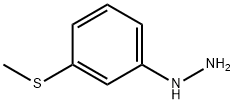 [3-(methylsulfanyl)phenyl]hydrazine 化学構造式