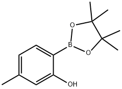 5-Methyl-2-(4,4,5,5-tetraMethyl-1,3,2-dioxaborolan-2-yl)phenol 结构式