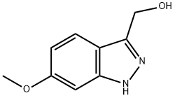 3-HydroxyMethyl-6-Methoxy-1H-indazole Struktur