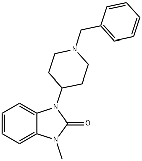 1-甲基-3-(1-苯基哌啶-4-基)-1,3-二氢-2H-苯并[D]咪唑-2-酮, 521177-46-8, 结构式