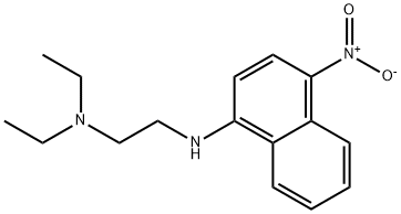 N,N-二乙基-N`-(4-硝基-1-萘基)乙二胺 结构式