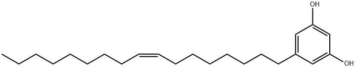 5-(Z-heptadec-8-enyl) resorcil Struktur