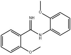N-(2-Methoxyphenyl)-2-MethoxybenzaMidine 化学構造式