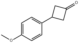 3-(4-甲氧基苯基)环丁-1-酮,52498-02-9,结构式