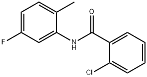 2-Chloro-N-(5-fluoro-2-Methylphenyl)benzaMide, 97% Structure