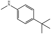 4-叔-丁基-N-甲基苯胺,5279-59-4,结构式