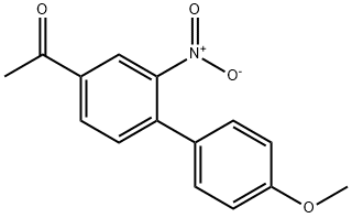 1-(4'-Methoxy-2-nitro-[1,1'-biphenyl]-4-yl)ethanone Structure