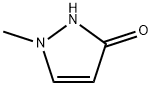 1-甲基-1H-吡唑-3(2H)-酮, 52867-35-3, 结构式