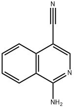 1-AMinoisoquinoline-4-carbonitrile Structure