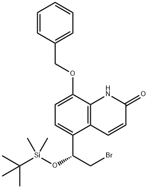 (8-(benzyloxy)-5-[(1R)-2-broMo-1-{[tert-butyl(diMethyl)silyl]oxy}ethyl]quinolin-2(1H)-one )