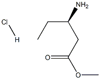 (R)-3-氨基戊酸甲酯盐酸盐, 532435-35-1, 结构式