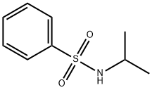 N-异丙基苯磺酰胺 结构式