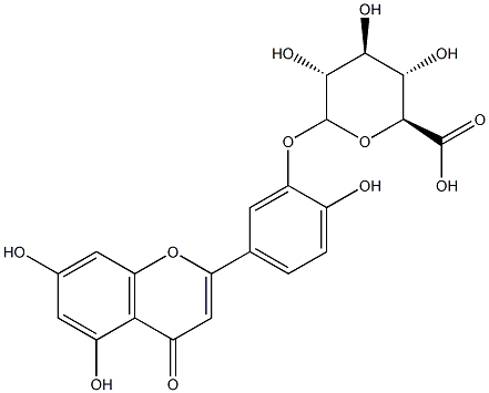 Luteolin-3'-D-glucuronide Structure