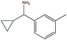 CYCLOPROPYL(3-METHYLPHENYL)METHANAMINE Structure