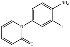1-(4-AMino-3-fluorophenyl)pyridin-2(1H)-one, 536747-52-1, 结构式