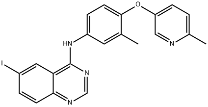 6-iodo-N-(3-Methyl-4-((6-Methylpyridin-3-yl)oxy)phenyl)quinazolin-4-aMine|6-碘-N-(3-甲基-4-((6-甲基吡啶-3-基)氧代)苯基)喹唑啉-4-胺