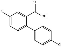 5-氟-2-(4-氯苯基)烟酸,537713-37-4,结构式