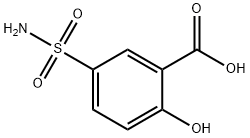 2-羟基-5-氨基磺酰基苯甲酸,5378-41-6,结构式