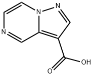 吡唑并[1,5-A]吡嗪-3-羧酸, 53902-76-4, 结构式