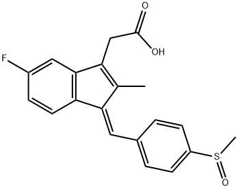 SULINDAC RELATED COMPOUND A (20 MG) (TRANS-SULINDAC) Structure