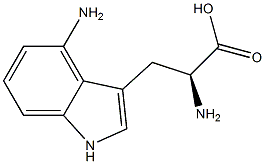 4-aMino-L-tryptophan Structure