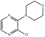 4-(3-氯吡嗪-2-基)吗啉 结构式