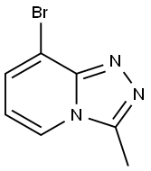 8-溴-3-甲基-[1,2,4]三唑并[4,3-A]吡啶, 54230-90-9, 结构式