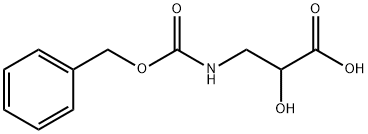 Cbz-3-aMino-2-hydroxypropionic acid Structure